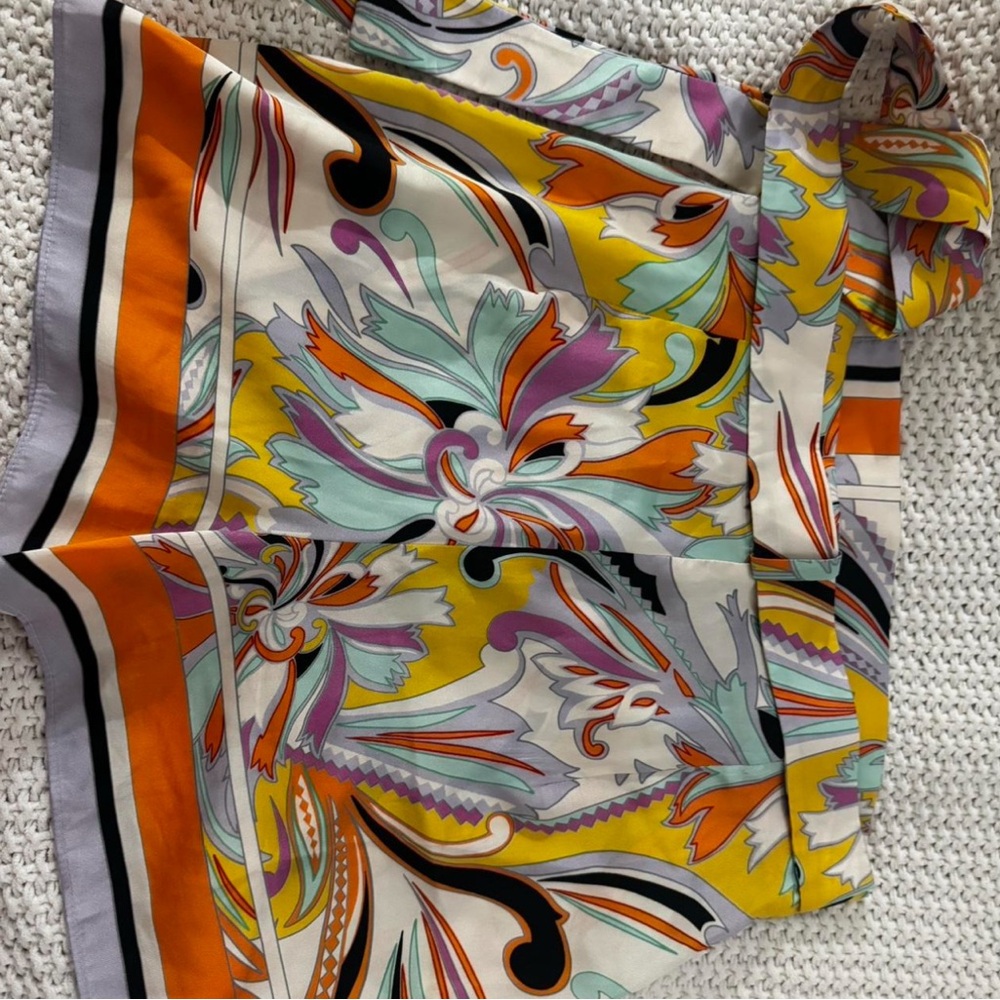 Zara Multicolor Floral Mini Skort